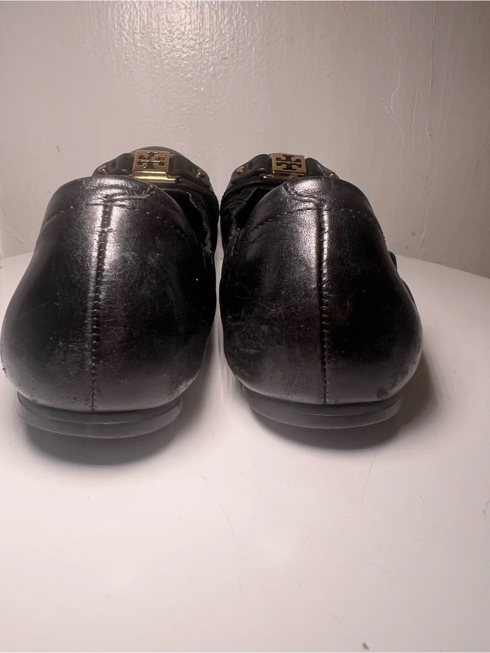 Tory Burch Ambrose black flats. Size 7.5